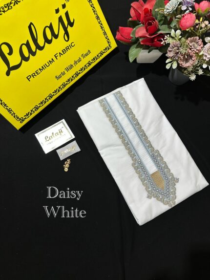 TITAN LAWN PURE COTTON DAISY WHITE \ D 34