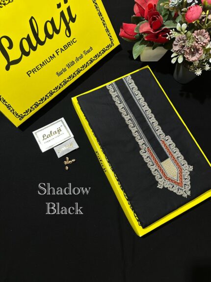 TITAN LAWN PURE COTTON SHADOW BLACK \ D 34