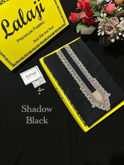 TITAN LAWN PURE COTTON SHADOW BLACK \ D 34