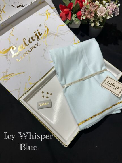 LALAJI LUXURY LINEN ICE WHISPER BLUE
